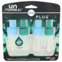 Febreze Plug Fresh Un Stopables - 0.875 Fluid Ounce - 2 Count