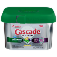 Cascade Dishwasher Detergent, Lemon Scent, ActionPacs