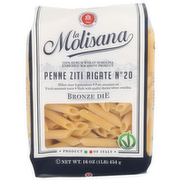 La Molisana Penne Ziti Rigate N°20 Durum Wheat Semolina Pasta - 16 Ounce