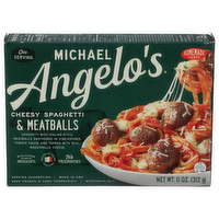 MICHAEL ANGELO'S Cheesy Spaghetti & Meatballs - 11 Ounce