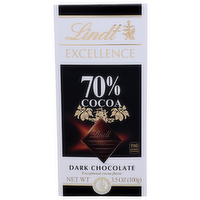 Lindt Excellence 70% Cocoa Dark Chocolate - 3.5 Ounce