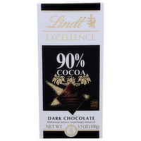 Lindt Excellence 90% Cocoa Dark Chocolate - 3.5 Ounce