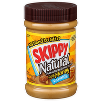 Skippy Natural With Honey Creamy Peanut Butter Spread - 15 Ounce