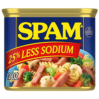 Spam Less Sodium - 12 Ounce