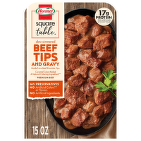 Hormel Square Table Slow Simmered Beef Tips And Gravy - 15 Ounce