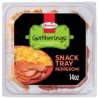 Hormel Gatherings Snack Tray Pepperoni And Cheese - 14 Ounce