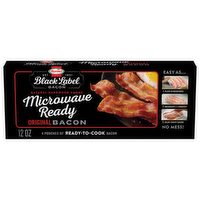 Hormel Black Label Microwave Ready Bacon - 12 Ounce