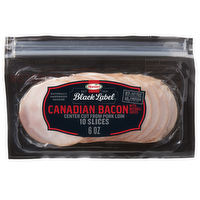 Hormel Black Label Thin Cut Canadian Bacon - 6 Ounce