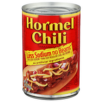 Hormel Chili Less Sodium No Beans - 15 Ounce