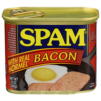 Spam With Real Hormel Bacon - 12 Ounce