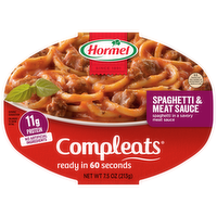 Hormel Compleats Spaghetti & Meat Sauce - 7.5 Ounce