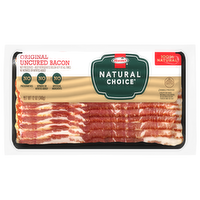 Natural Choice Hormel Original Uncured Bacon - 12 Ounce