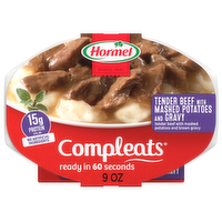 Hormel Compleats Tender Beef And Mashed Potatoes Gravy - 9 Ounce