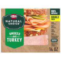 Hormel Natural Choice Smoked Deli Turkey Double Pack - 14 Ounce