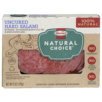 Hormel Natural Choice Sliced Uncured Hard Salami - 6 Ounce
