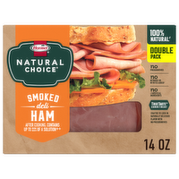 Hormel Natural Choice Smoked Deli Ham Double Pack - 14 Ounce