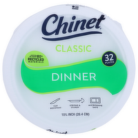 Chinet Dinner Classic Plates - 32 Count