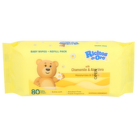 Ricitos De Oro With Chamomile & Aloe Vera Extra Soft Oroᴹᴿ Baby Wipes - 80 Count