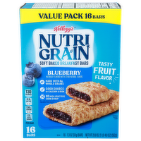 Kellogg's Nutri Grain Blueberry Soft Baked Breakfast Bars - 1.3 Ounce - 16 Count
