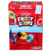 Kellogg's Froot Loops Jumbo Snax Cereal - 0.45 Ounce - 12 Count