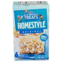 Kellogg's Rice Krispies Treats Original Homestyle Crispy Marshmallow Squares - 1.163 Ounce - 6 Count