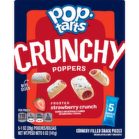 Pop-Tarts Crunchy Poppers Frosted Strawberry Crunch - 5 Ounce