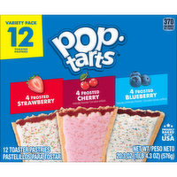 Pop-Tarts Toaster Pastries Variety Pack - 1.692 Ounce - 12 Count