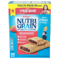 Kellogg's Nutri Grain Strawberry Soft Baked Breakfast Bar - 1.3 Ounce - 16 Count
