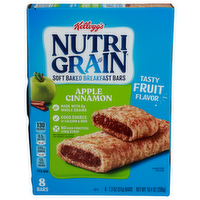Kellogg's Nutri Grain Apple Cinnamon Soft Baked Breakfast Bars - 1.3 Ounce - 8 Count