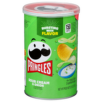 Pringles Sour Cream & Onion Flavored Potato Crisps - 2.5 Ounce