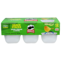 Pringles Sour Cream & Onion Flavored Snack Stacks - 0.733 Ounce - 12 Count