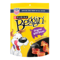 Purina Beggin' Beggin Soccer Crest Bacon Flavor Dog Treats - 25 Ounce