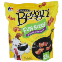 Purina Beggin' Brand Original With Bacon Fun Size! Dog Treats - 25 Ounce