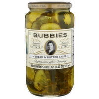 Bubbies Pickle Chips Bread And Butter - 33 Fluid Ounce