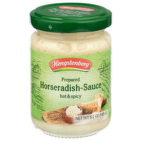 Hengstenberg Hot & Spicy Prepared Horseradish-Sauce - 5.1 Ounce