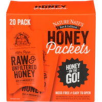 NATURE NATES Honey Raw And Unfiltered - 0.33 Fluid Ounce - 20 Count
