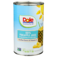 Dole 100% Juice, Pineapple - 46 Fluid Ounce