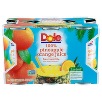 Dole 100% Pineapple Orange Juice - 6 Fluid Ounce - 6 Count