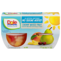 Dole In Water Sweetened With Stevia Extract Cherry Mixed Fruit - 4 Ounce - 4 Count