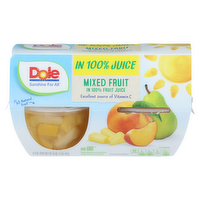 Dole In 100% Fruit Juice Mixed - 4 Ounce - 4 Count