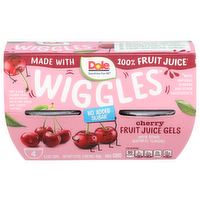 DOLE Cherry Wiggles r Gel - 4.3 Ounce - 4 Count