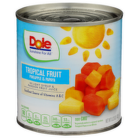 Dole In Light Syrup & Passion Fruit Juice Tropical Pineapple & Papaya - 15.25 Ounce