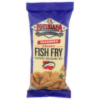 Louisiana Fish Fry Crispy Seasoned Seafood Breading Mix - 10 Ounce