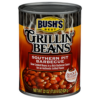 Bush's Best Canned Beans Southern Pit Barbecue Grillin' - 22 Ounce