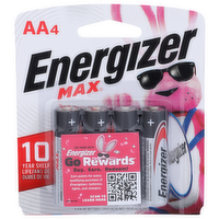 Energizer Max Aa4 Alkaline Batteries - 4 Count