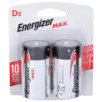 Energizer Max D2 1,5v Cc Alkaline Battery - 2 Count