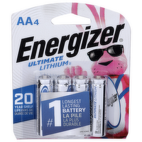 Energizer Ultimate Lithium Aa4 Batteries - 4 Count