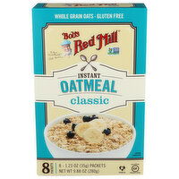 Bob's Red Mill Gluten Free, Classic Instant Oatmeal Packet - 1.235 Ounce - 8 Count