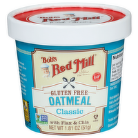 Bob's Red Mill With Flax & Chia Classic Oatmeal - 1.81 Ounce