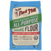 Bob's Red Mill Organic Unbleached White All Purpose Flour Brm Og Ap - 5 Pound